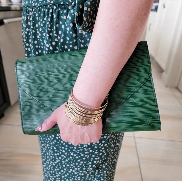 SOLD green LV arts deco - Picture 3 of 4